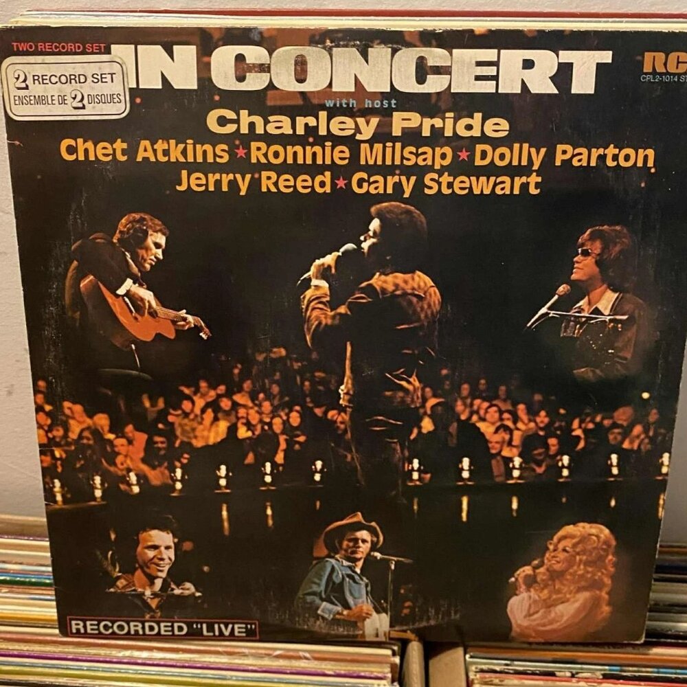 Various – In Concert With Host Charley Pride Vintage 33rpm VG+ AJ31